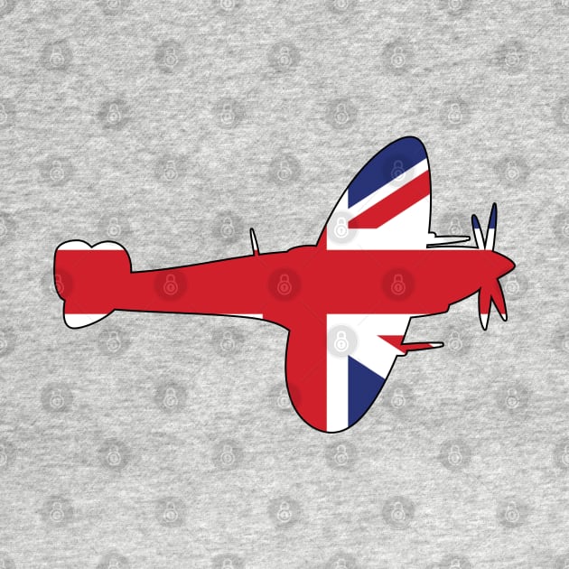 Spitfire (Union Flag) by Wayne Brant Images